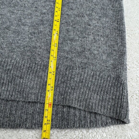 J. Crew Llama Embellished Women's Gray 100% Wool Sweater, Size L - Picture 5 of 6